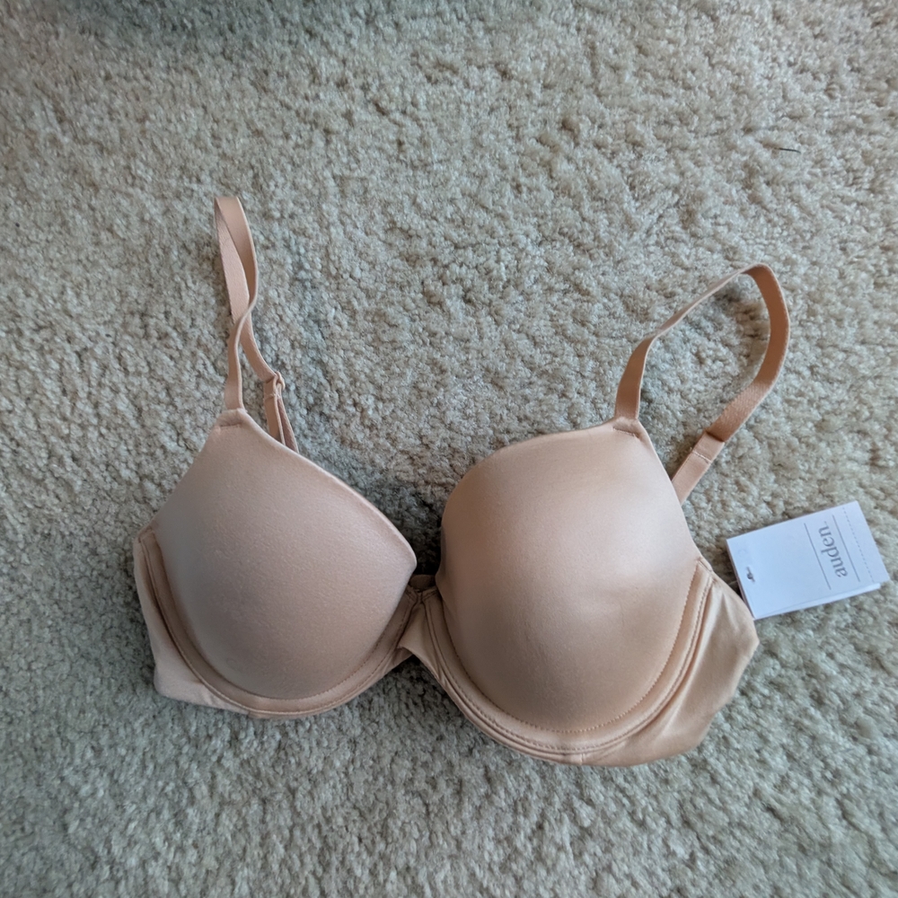 Auden Tan T-Shirt Bra with Underwire Support
